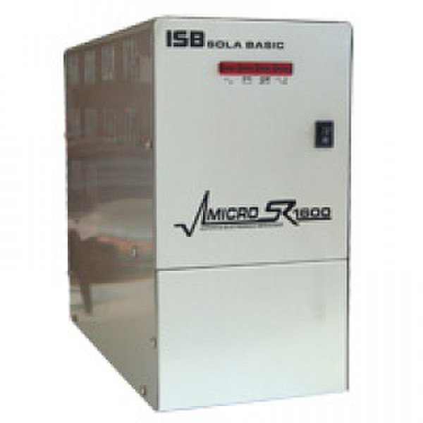 Industrias Sola Basic Micro SR 1600VA 6AC outlet(s) Tower White uninterruptible power supply (UPS)