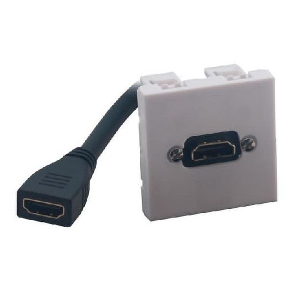 MCL BM802/45H HDMI Black,White socket-outlet