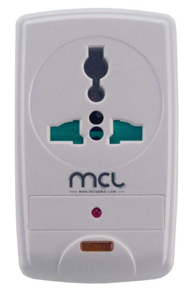 MCL PS-UNI/Z Universal Universal White power plug adapter