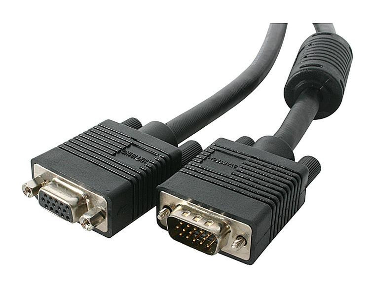 StarTech.com 1m Coax High Resolution Monitor VGA Video Extension Cable - HD15 M/F