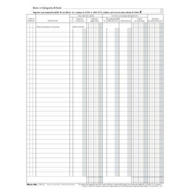 Data Ufficio 136800000 Buchhaltungsformular & -Buch