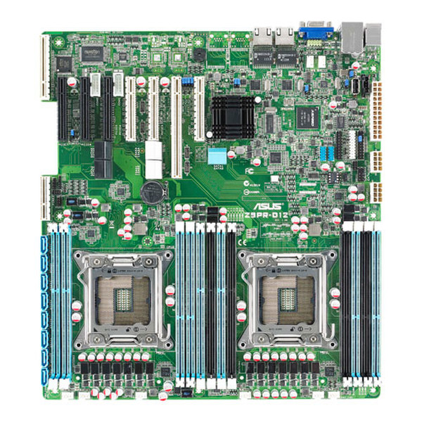 ASUS Z9PR-D12 Intel C602 Socket R (LGA 2011) EEB материнская плата для сервера/рабочей станции