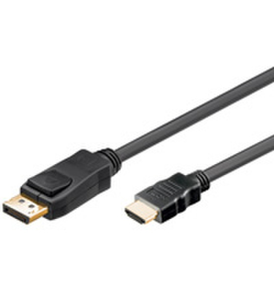 Wentronic 1m DP/HDMI 1м DisplayPort HDMI Черный