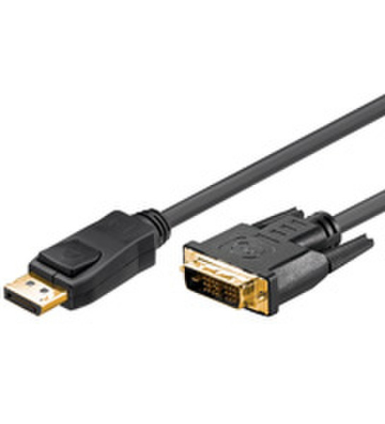 Wentronic 1m DP/DVI 1m DisplayPort Black