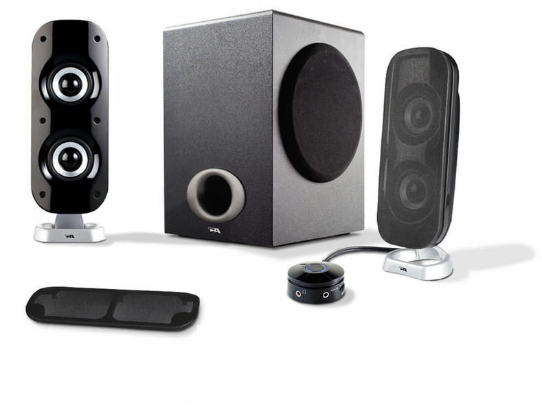 Cyber Acoustics CA-3810 2.1 38W Black speaker set