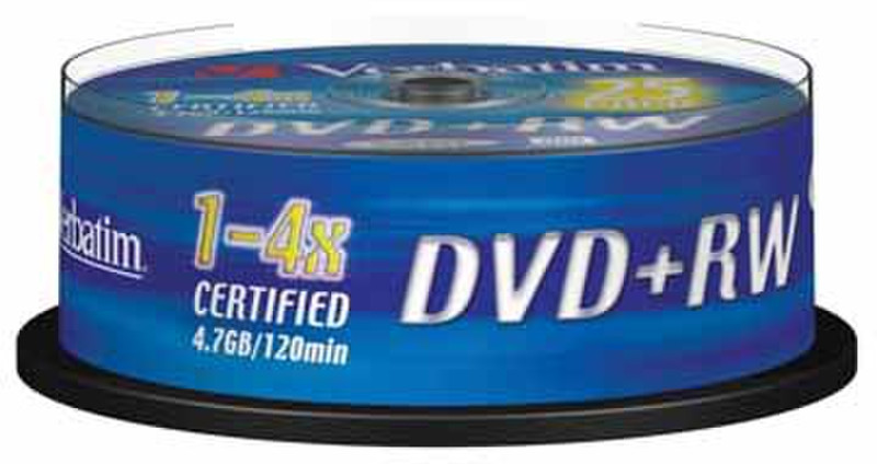 Verbatim 4.7GB DVD-RW Spindle 4.7GB DVD-RW 25Stück(e)