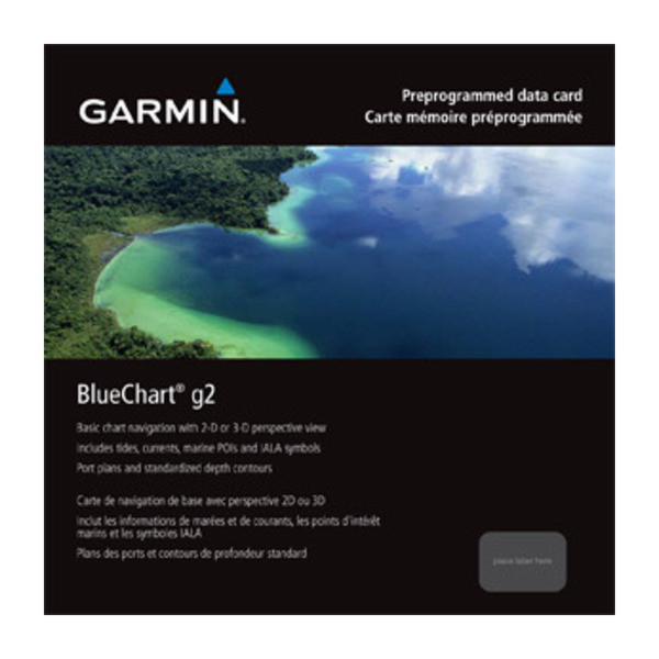 Garmin Bluechart g2: Lista - Sognefjorden Freshwater & nautical map