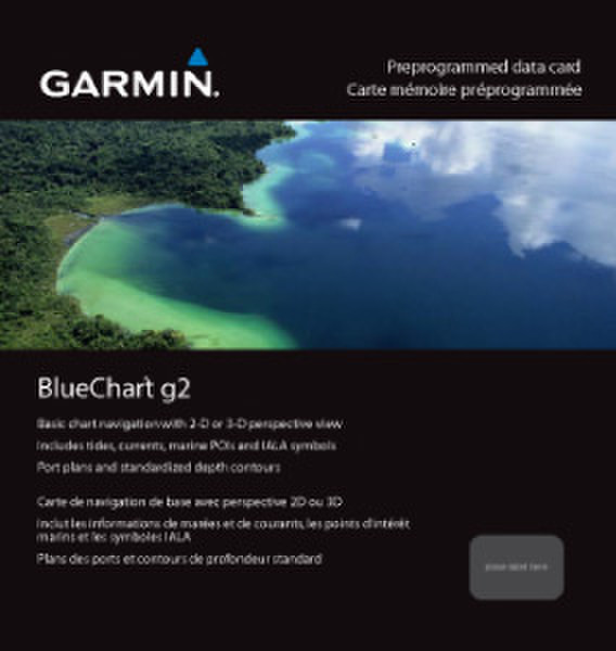 Garmin US All & Canadian West Coast g2, microSD/SD Freshwater & nautical map