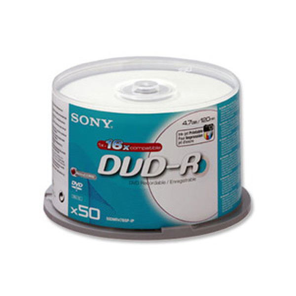 Sony DVD-R 4.7GB 16x SP (50) 4.7GB DVD-R 50Stück(e)