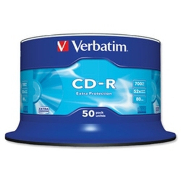 Verbatim CD-R Disk Write-once Spindle 52x CD-R 700MB 50pc(s)