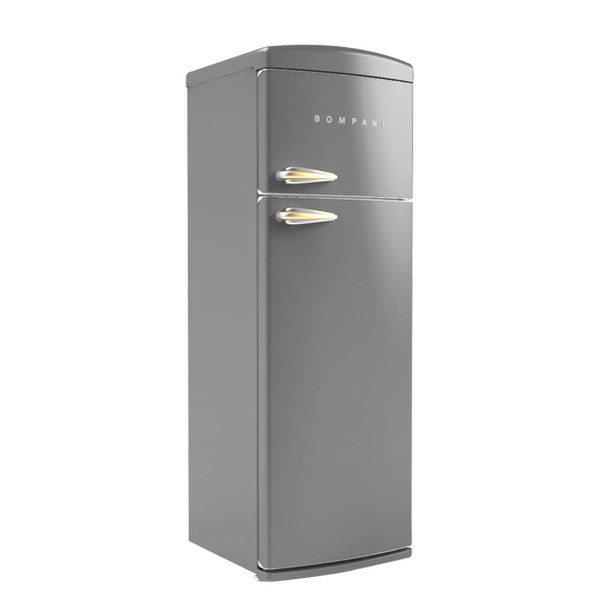 Bompani BO06257/S freestanding 255L 56L A+ Silver fridge-freezer