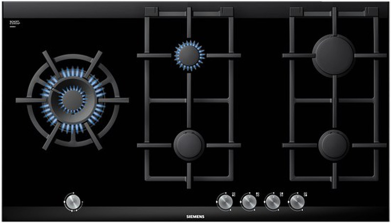 Siemens ER926SB70N built-in Gas Black,Stainless steel hob