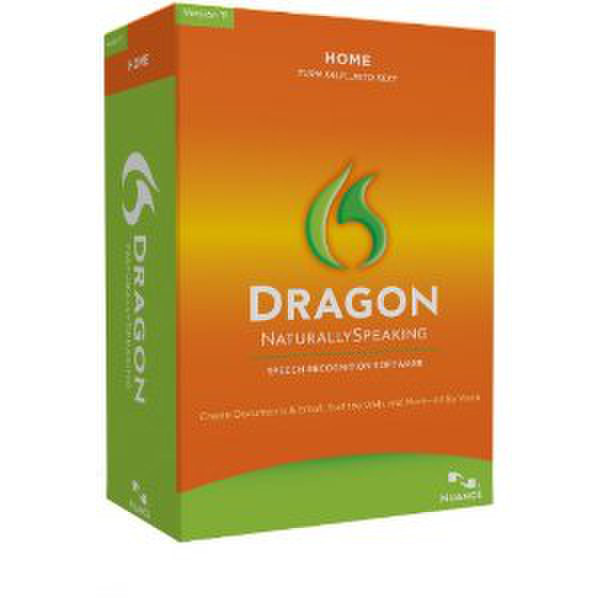 Nuance Dragon NaturallySpeaking Home 10.0