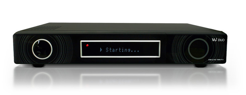 Vu+ Duo Ethernet (RJ-45),Satellite Black TV set-top box