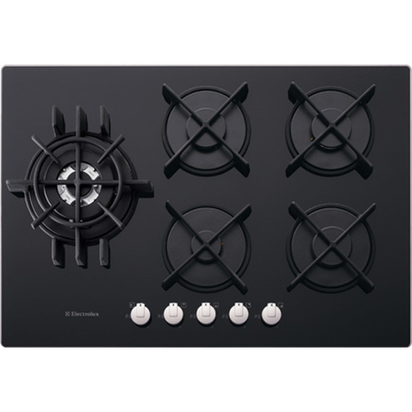 Electrolux EHT70830K Eingebaut Gas Schwarz Kochfeld