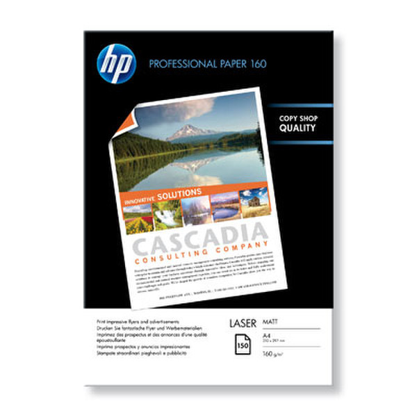 HP Professional Matt Laser Paper-150 sht/A4/210 x 297 mm Druckerpapier