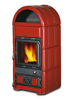 La Nordica Luna freestanding Firewood Black,Bordeaux stove