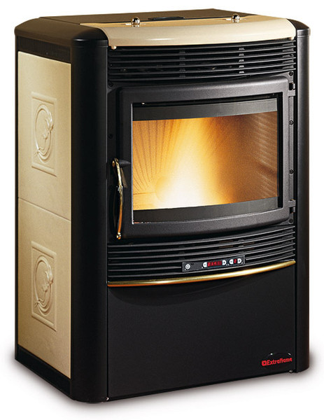 La Nordica Ecologica freestanding Pellet Black,Cappuccino stove