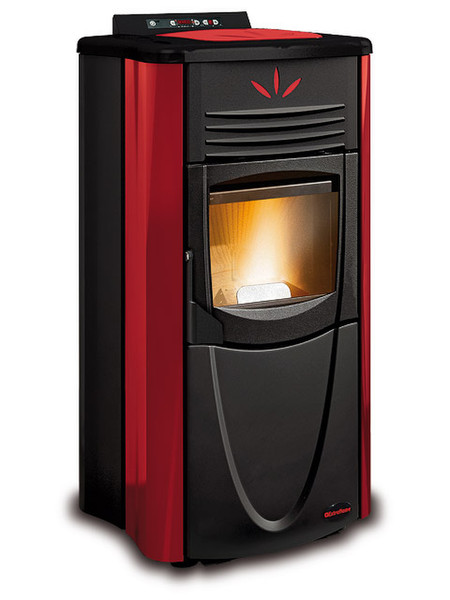 La Nordica Graziosa Steel freestanding Pellet Black,Bordeaux stove