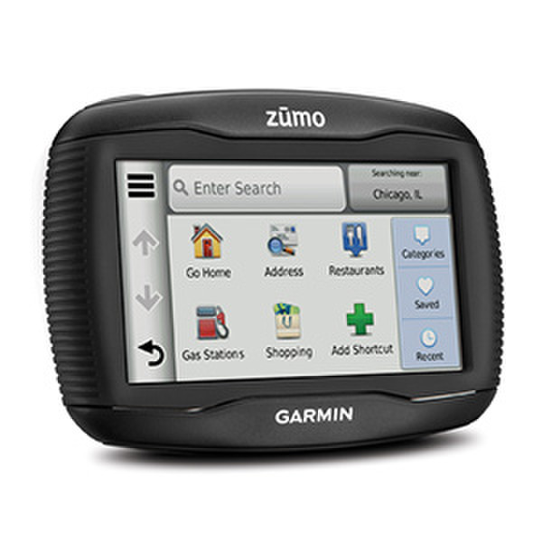 Garmin Zumo 340LM Фиксированный 4.3" TFT Сенсорный экран 270г Серый