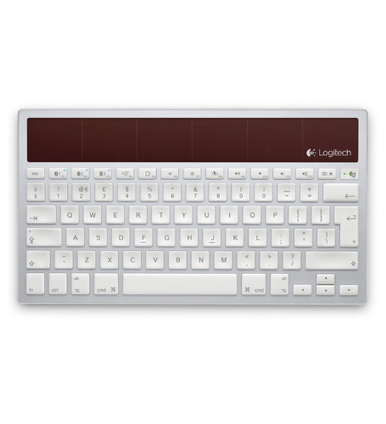 Logitech K760 Bluetooth QWERTY Английский Белый