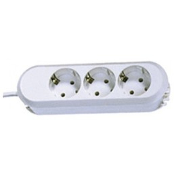 Bachmann 387.270 3AC outlet(s) 1.5m White power extension