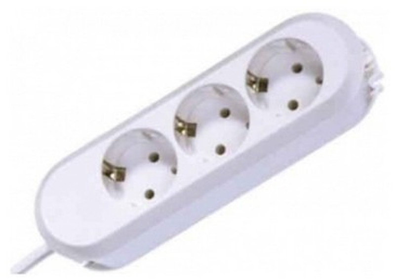 Bachmann 388.270 3AC outlet(s) 1.5m White power extension