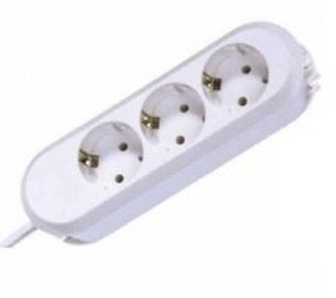 Bachmann SMART 3x Schuko 3m 3AC outlet(s) 3m White power extension