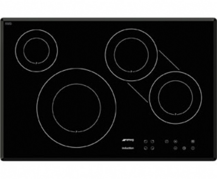 Smeg SI3842B built-in Electric Black hob