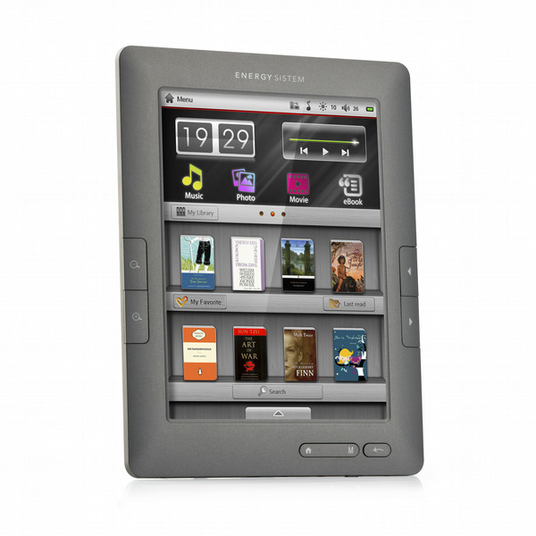 Energy Sistem Energy Color eReader C8 8" Сенсорный экран 8ГБ Серый электронная книга