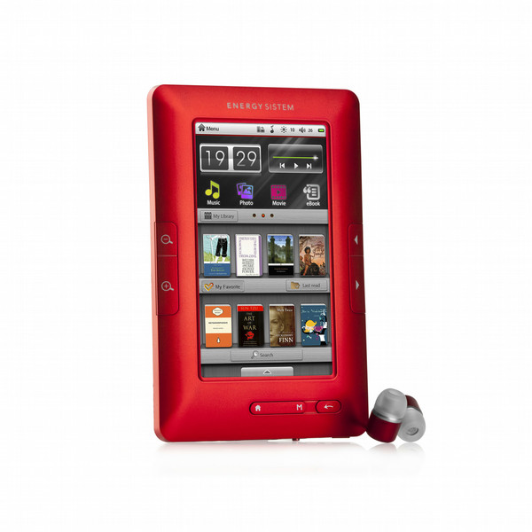 Energy Sistem Energy Color eReader C4+ 4.3Zoll Touchscreen 8GB Rot eBook-Reader