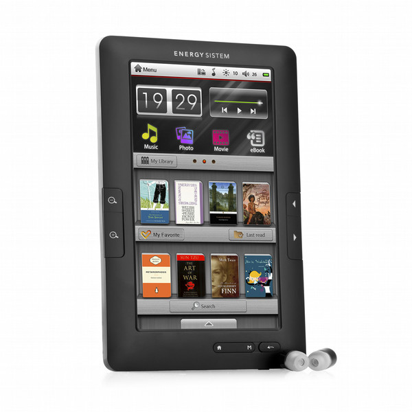Energy Sistem Energy Color eReader C7+ 7" Touchscreen 8GB Black e-book reader