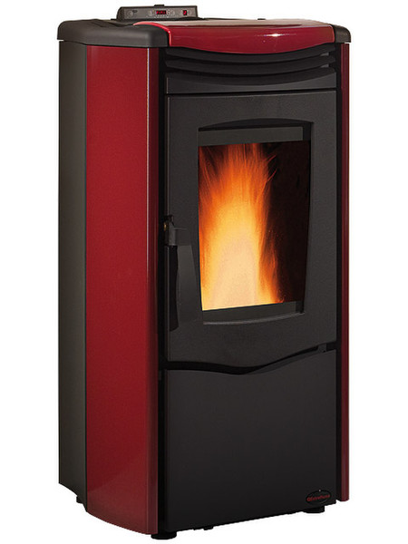 La Nordica Melinda Steel Air freestanding Pellet Black,Bordeaux stove