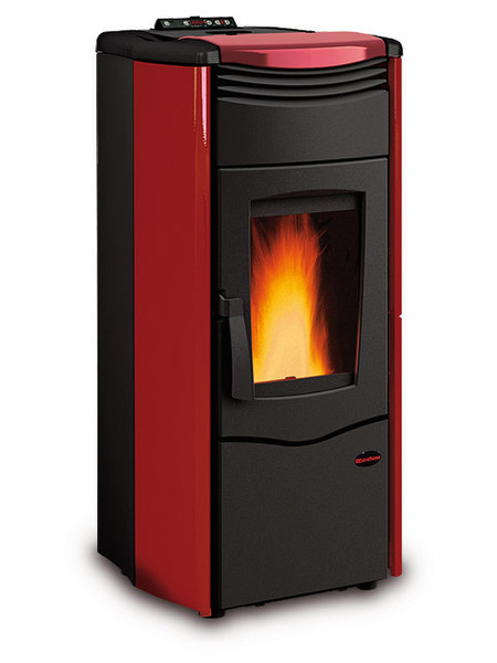 La Nordica Melinda Idro Steel freestanding Pellet Black,Bordeaux stove
