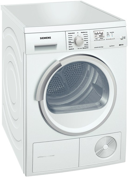 Siemens WT46W562NL Отдельностоящий Фронтальная загрузка 7кг A+ Белый сушилка для белья