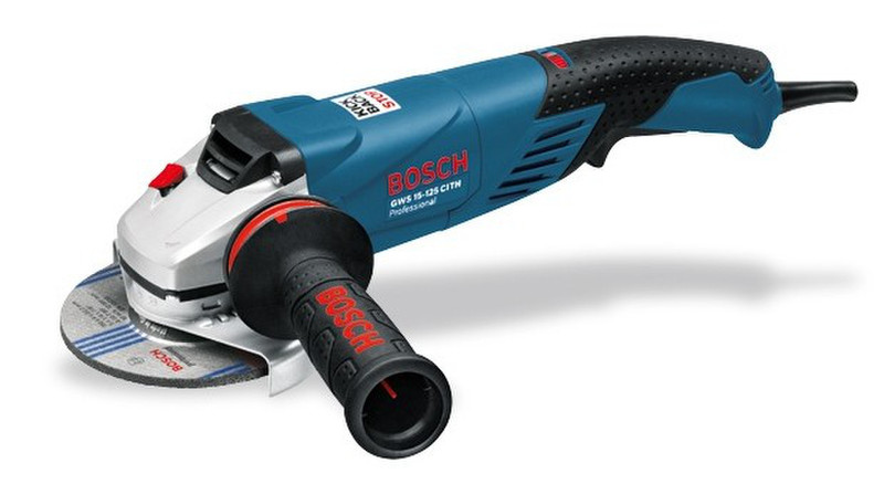 Bosch GWS 15-125 CITH 1500Вт 9300об/мин 125мм 2300г угловая шлифмашина