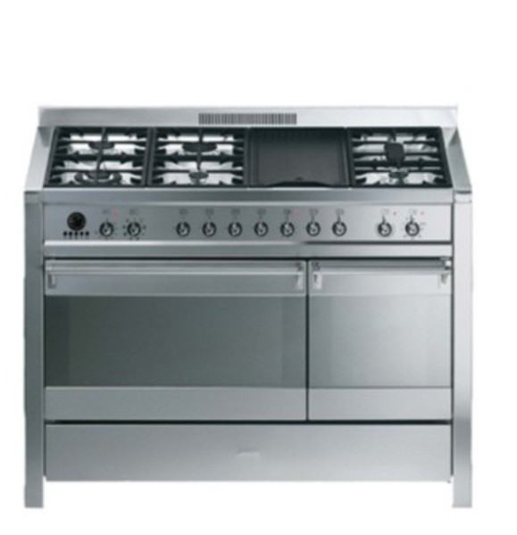 Smeg CS120-7 Freestanding Gas, electric induction Stainless steel cooker