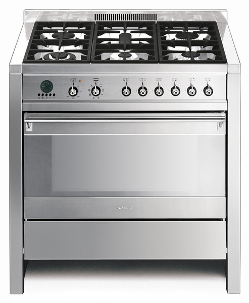 Smeg CS19-7 Built-in Gas A Stainless steel cooker