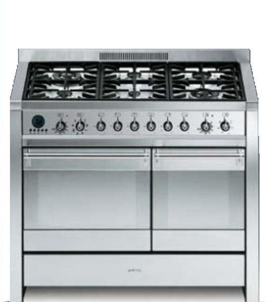 Smeg CS20FB-8 Отдельностоящий Gas hob A Нержавеющая сталь кухонная плита