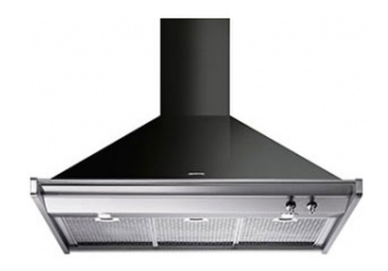 Smeg KD90N-2 Wall-mounted 830m³/h Black cooker hood