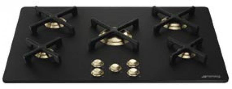 Smeg P755ANBN1 built-in Gas Black hob