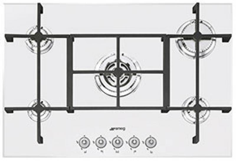 Smeg PV750BBN Встроенный Газ Белый плита