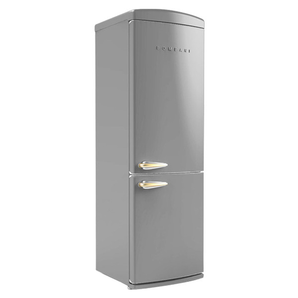 Bompani BO06677/S freestanding 218L 83L A+ Silver fridge-freezer
