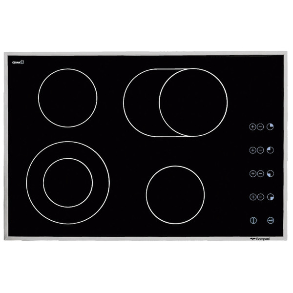 Bompani BO283TB/E built-in Electric Black,Stainless steel hob