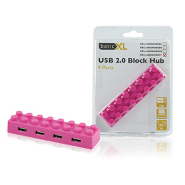 basicXL BXL-USB2HUB5PI Schnittstellenhub