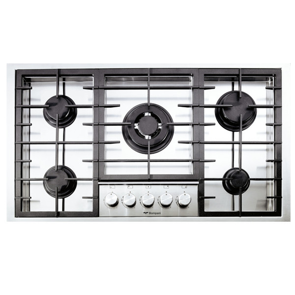 Bompani BO293MR/N built-in Gas Black,Stainless steel hob