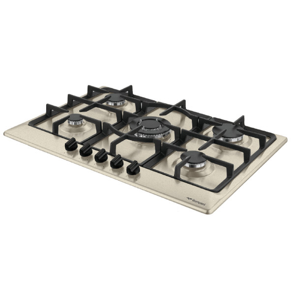 Bompani BO294MH/N built-in Gas Black,Brown,Stainless steel hob