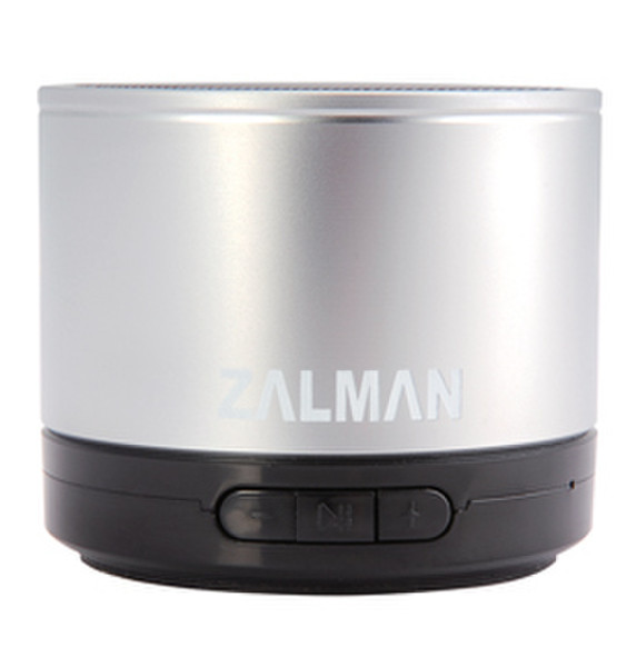 Zalman ZM-S500 Stereo 3W Schwarz, Silber Tragbarer Lautsprecher