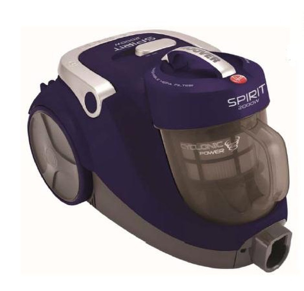 Hoover Spirit TSP 2020 011 Cylinder vacuum 1.7L 2000W Blue,Grey