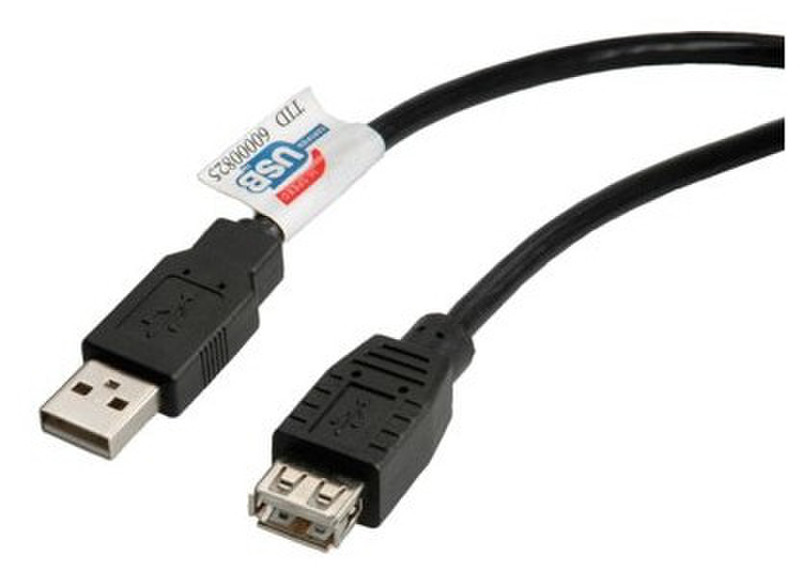 ITB 1.8m USB2.0 1.8m USB A USB A Black